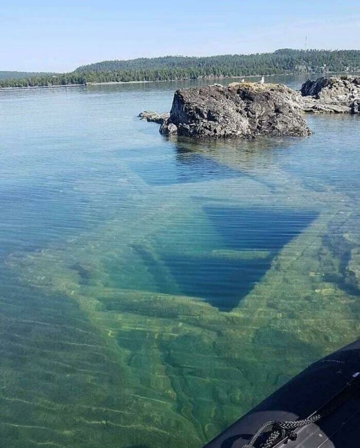 Abandoned Silver Mine Shafts. Lake Superior Thunder Bay Ontario