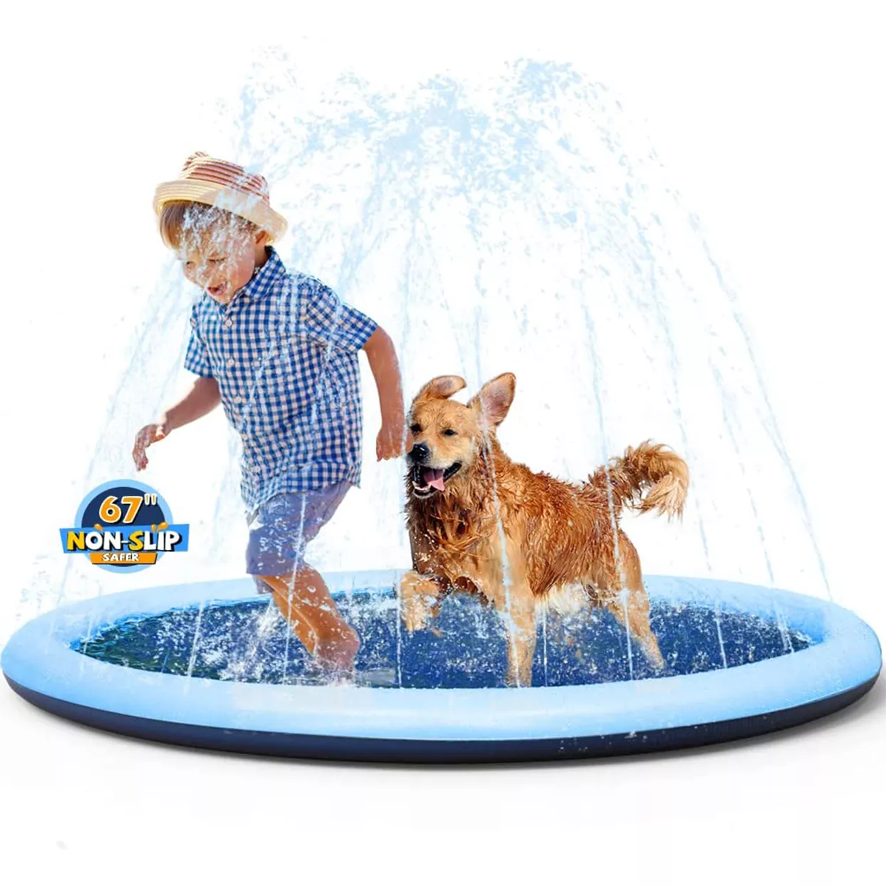 vistop non slip splash pad dog